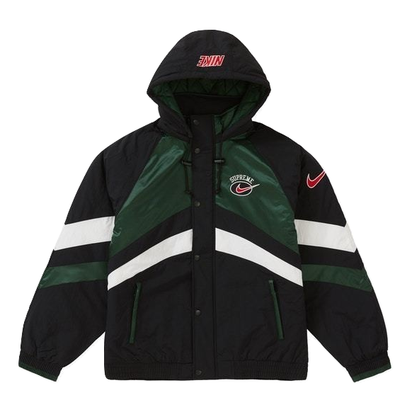 Supreme x Nike Hooded Sport Jacket - Green Supreme