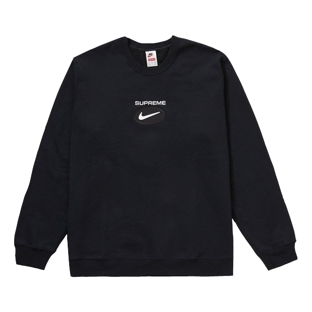 Supreme Nike Jewel Crewneck - Black – Grails SF