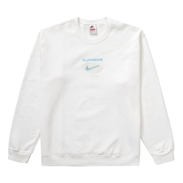 Supreme Nike Jewel Crewneck - White