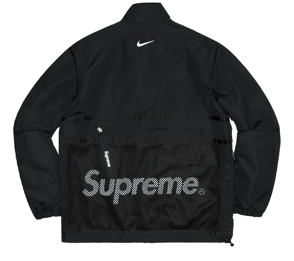 Supreme x Nike Trail Running Jacket - Black – Grails SF Supreme x Nike Trail Running Jacket - Black – Grails SF