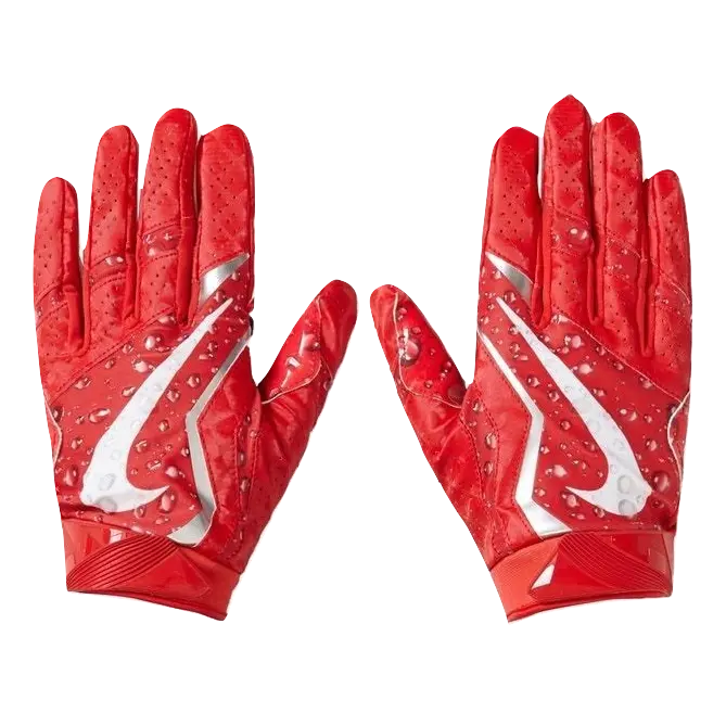 Supreme Nike Vapor Jet 4.0 Football Gloves - Red Supreme