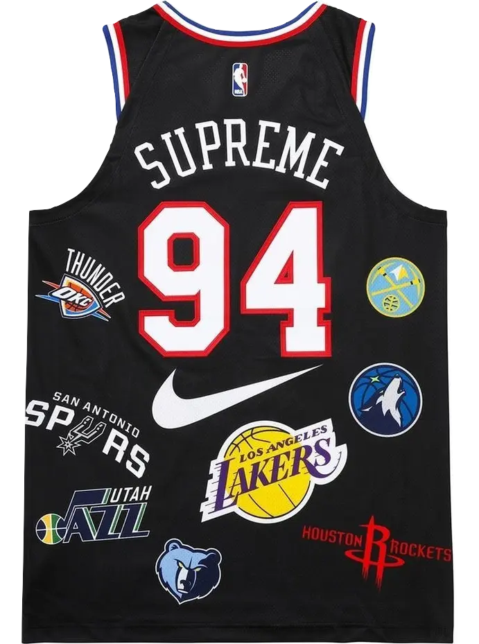 Supreme Nike/NBA Teams Authentic Jersey - Black Supreme