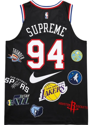 Supreme Nike/NBA Teams Authentic Jersey - Black - Used Supreme