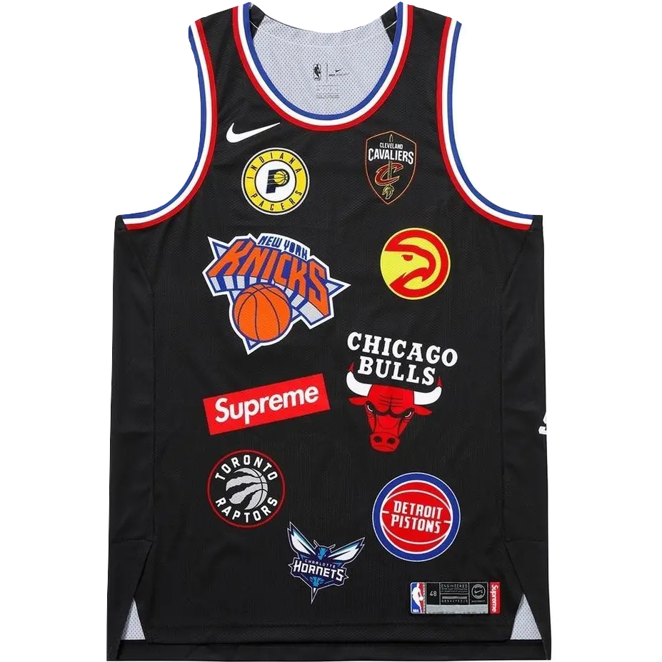 Supreme Nike/NBA Teams Authentic Jersey - Black - Used Supreme