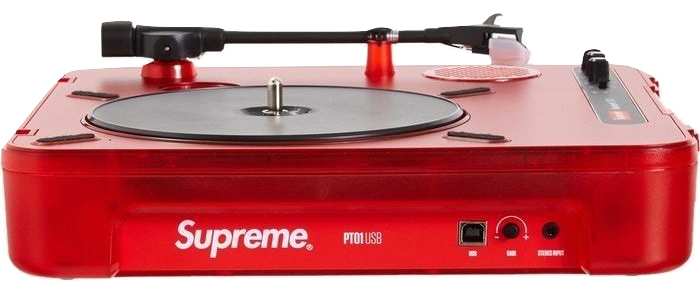 Supreme Numark PT01 Turntable - Red Supreme
