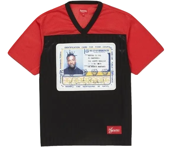 Supreme Ol' Dirty Bastard Football Top - Red Supreme