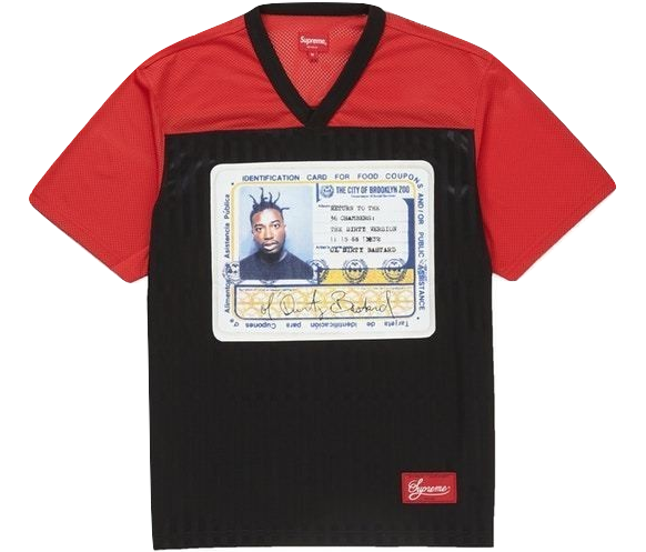 Supreme Ol' Dirty Bastard Football Top - Red - Used Supreme