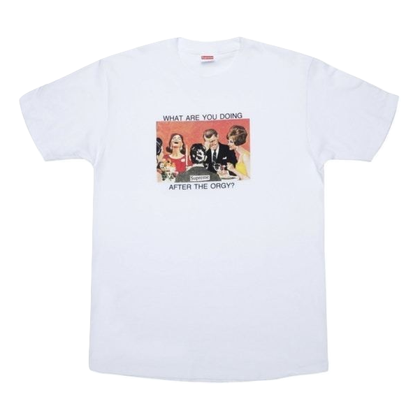 Supreme Orgy Tee - White Supreme
