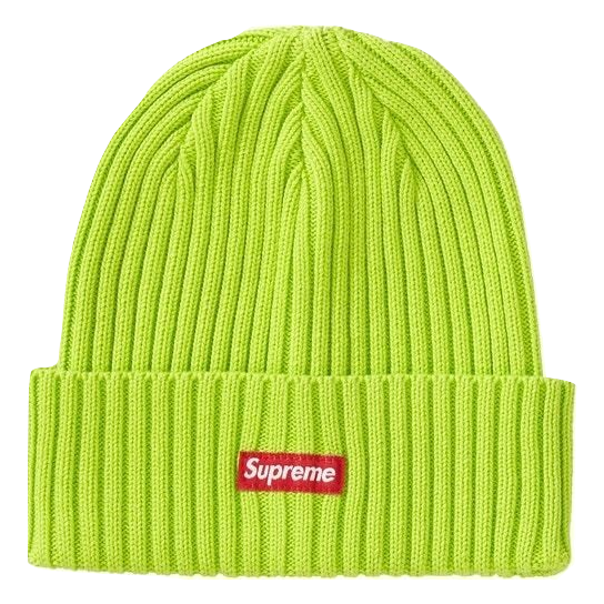 Supreme Overdyed Beanie - Lime
