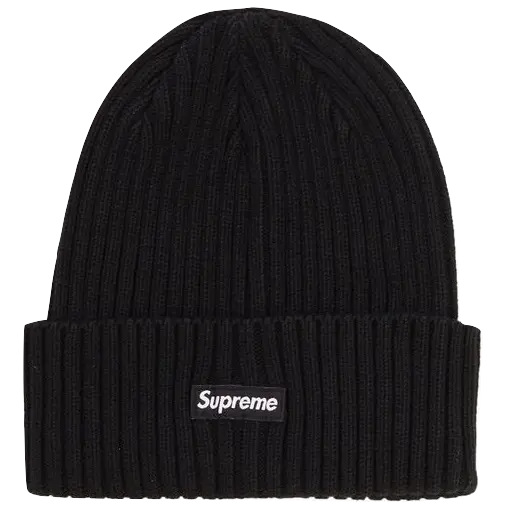 Supreme Overdyed Beanie SS19 - Black Supreme