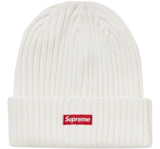 Supreme Overdyed Beanie SS20 - White Supreme