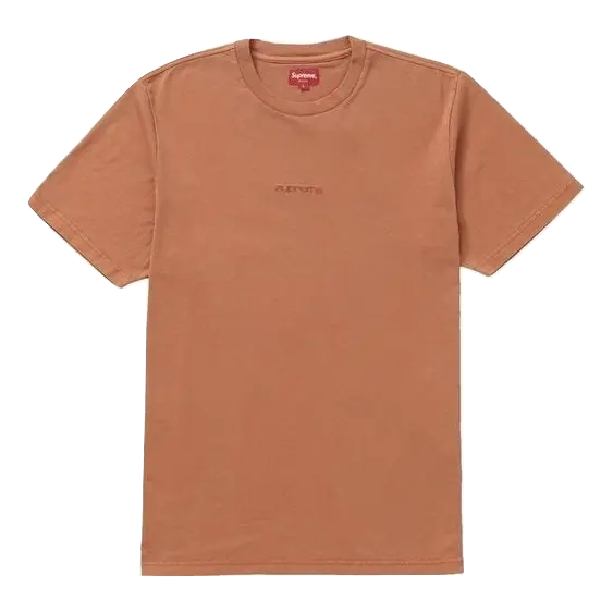 Supreme Overdyed Tee - Rust (SS19) Supreme