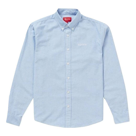 Supreme Oxford Shirt SS20 - Light Blue - Used Supreme