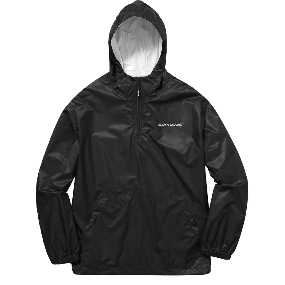 Supreme Packable Ripstop Pullover - Black