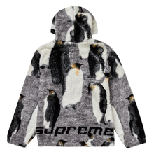 Supreme Penguins Hooded Fleece Jacket - Black