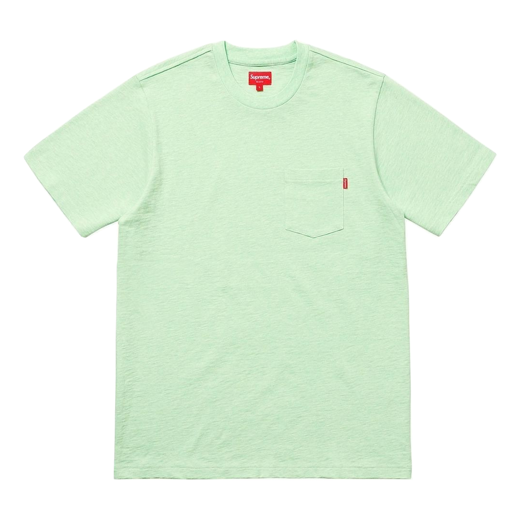 Supreme Pocket Tee Heather - Light Green