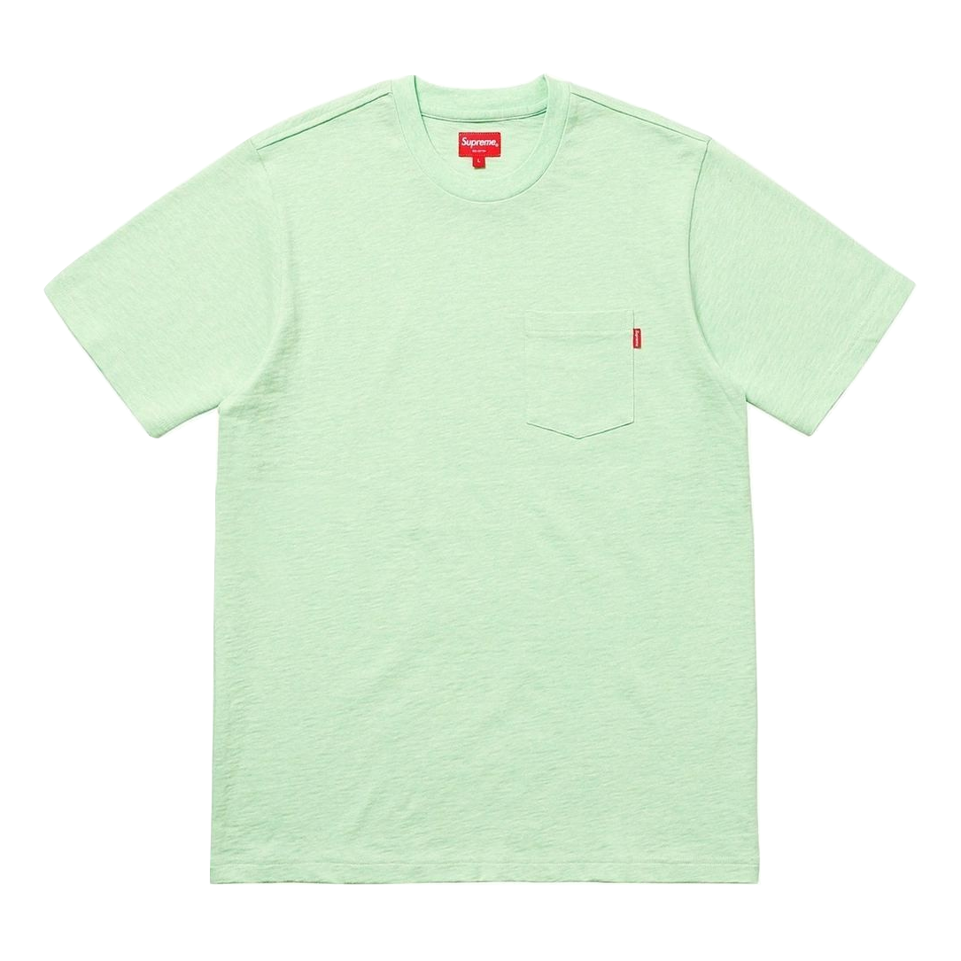 Supreme Pocket Tee Heather - Light Green