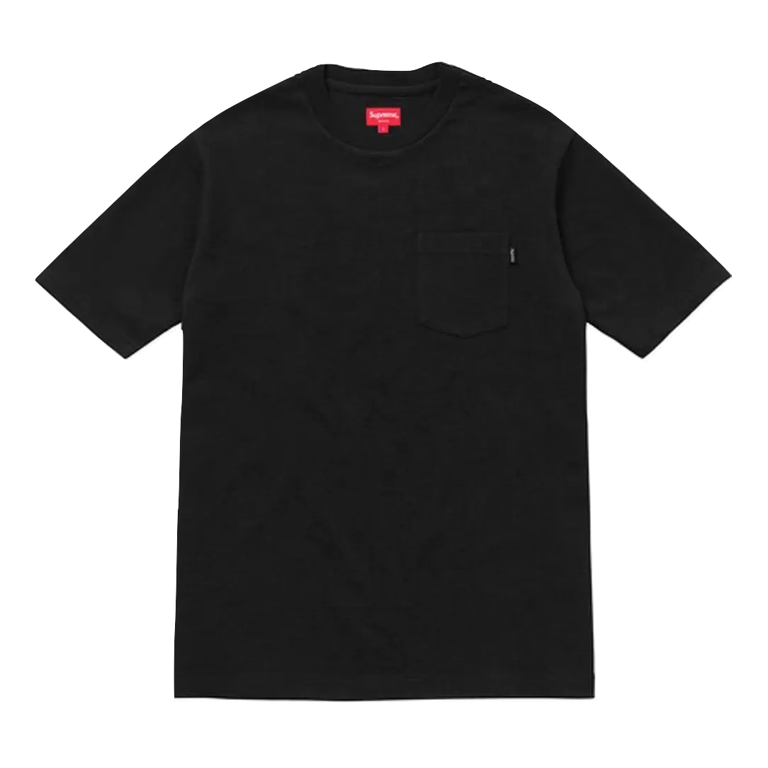 Supreme Pocket Tee SS18 - Black Supreme