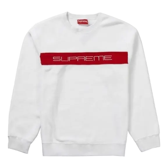 Supreme Polartec Crewneck - White Supreme