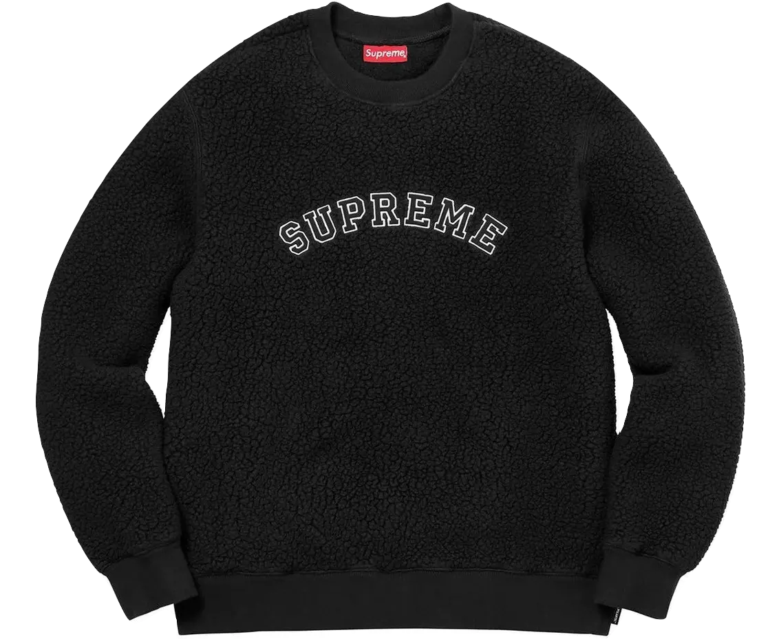 Supreme Polartec Deep Pile Crewneck Supreme
