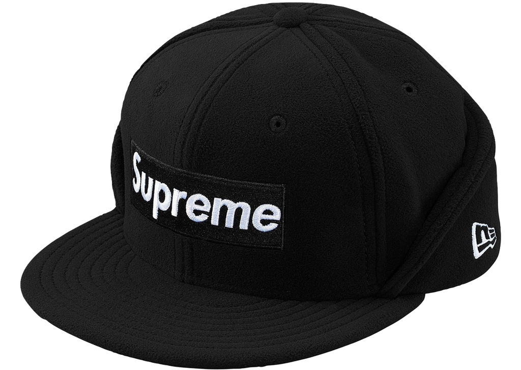 Supreme Polartec Ear Flap New Era - Black