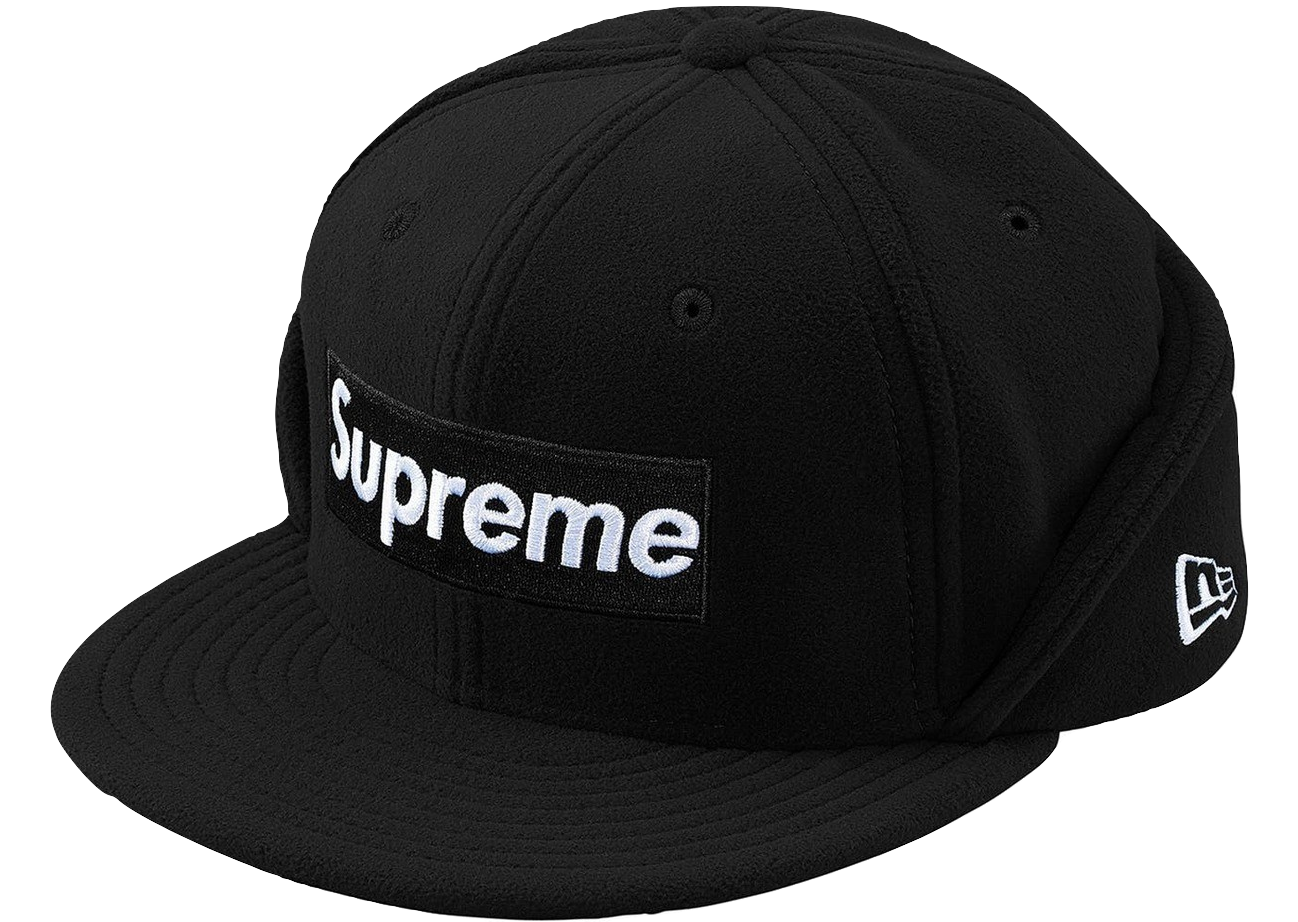 Supreme Polartec Ear Flap New Era - Black