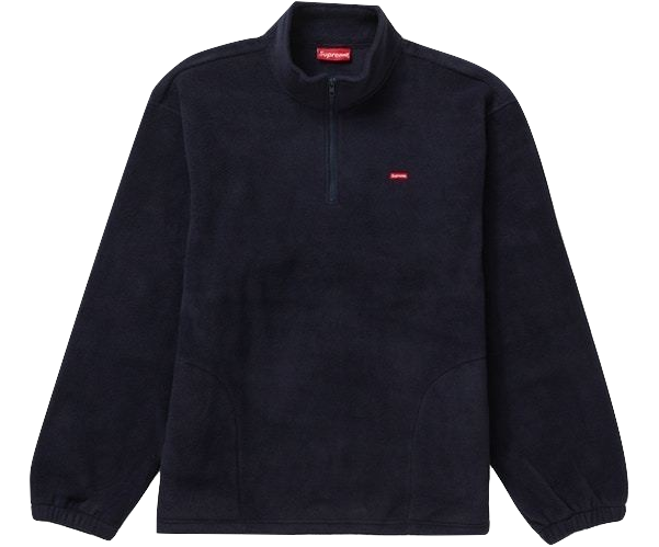 Supreme Polartec Half Zip - Navy - Used Supreme