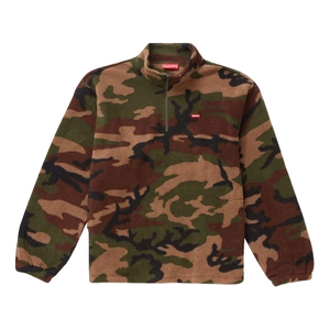 Supreme Polartec Half Zip Pullover - Woodland Camo