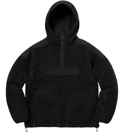 Supreme/Polartec Hooded Half Zip Sweatshirt - Used