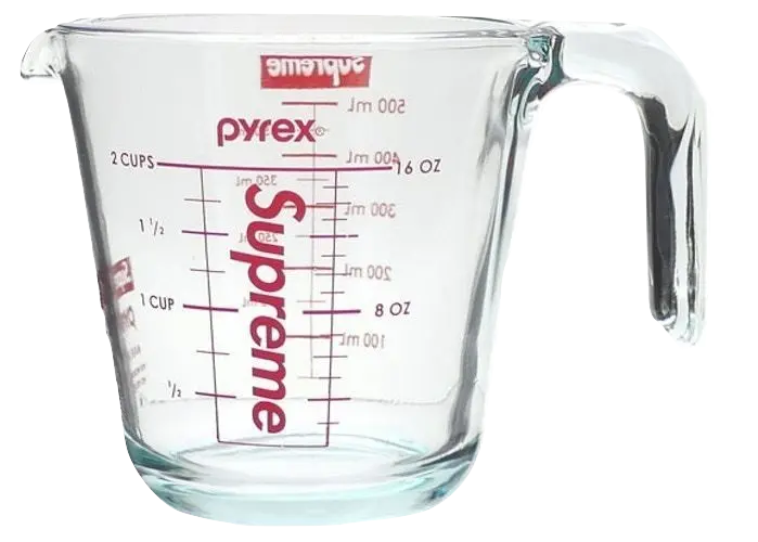 Supreme Pyrex 2 Cup Measuring Cup - Clear Supreme