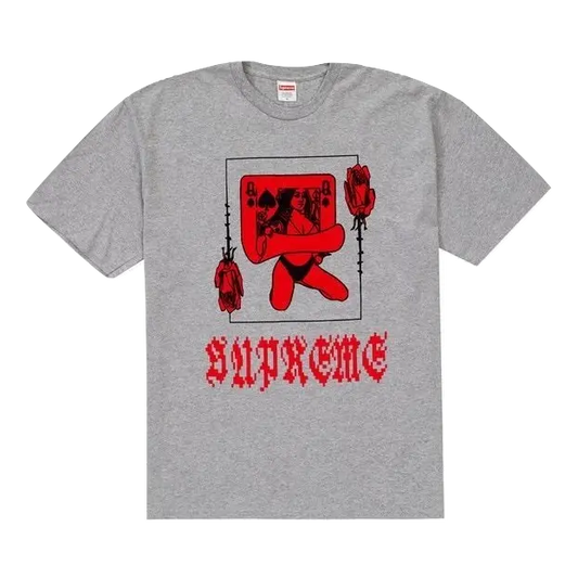 Supreme Queen Tee - Heather Grey Supreme