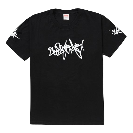 Supreme Rammellzee Tag Tee - Black - Used