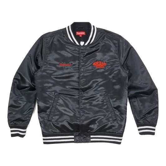 Supreme Rap-A-Lot Records Satin Club Jacket - Black Supreme