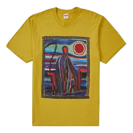 Supreme Reaper Tee - Acid Yellow - Used Supreme