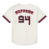 Supreme Red Rum Baseball Jersey - Natural