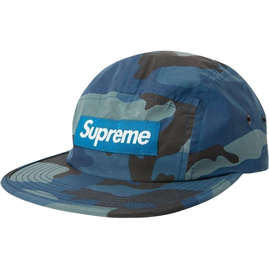 Supreme Reflective Camo Camp Cap - Blue Camo FW18 Supreme