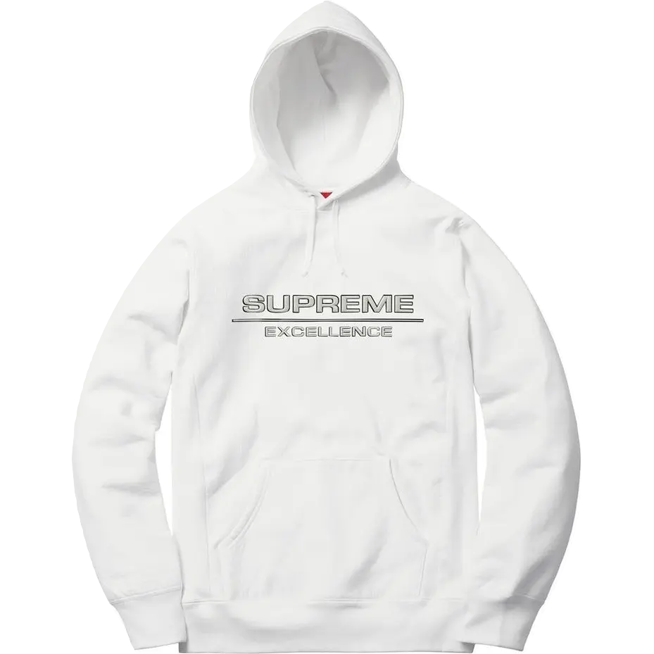 Supreme Reflective Excellence Hooded - White Supreme