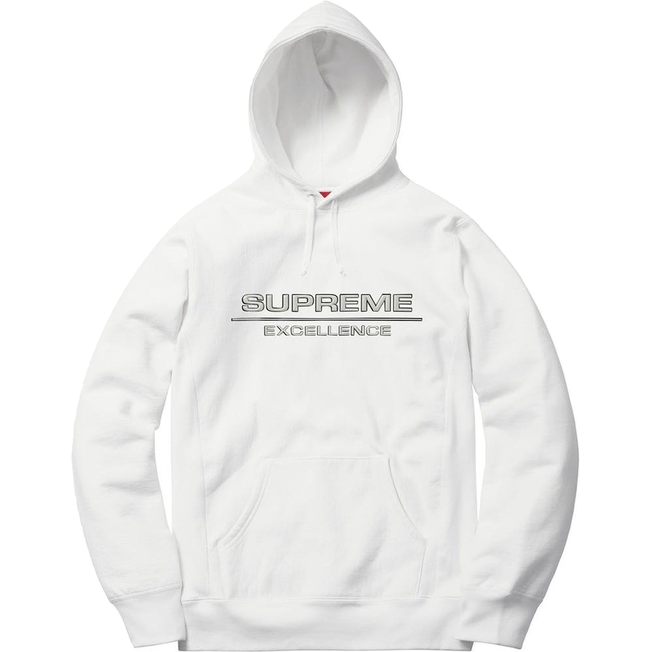 Supreme Reflective Excellence Hooded - White