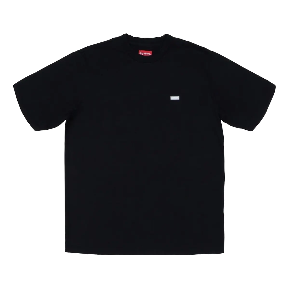 Supreme Reflective Small Box Tee - Black Supreme
