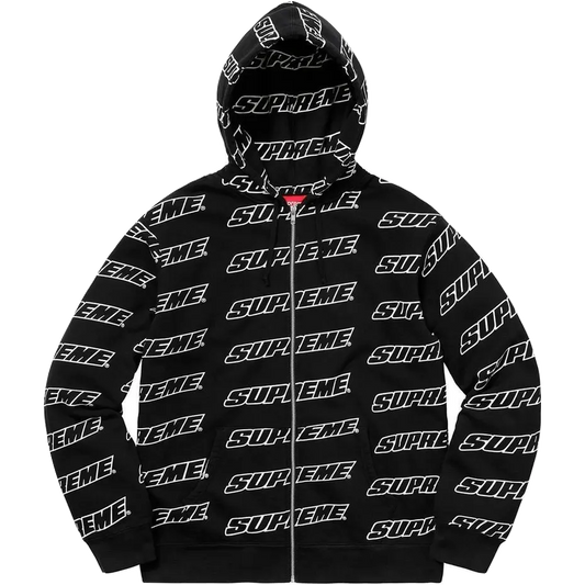 Supreme Repeat Zip Up Hooded Sweatshirt Supreme
