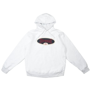 Supreme Reverse Fleece Hooded Sweatshirt - Ash Grey - Used