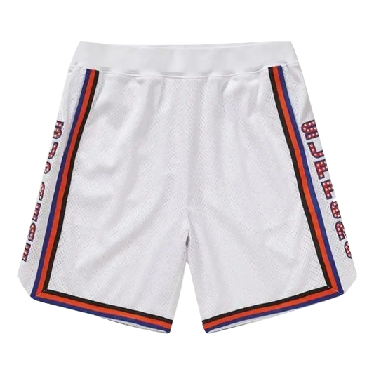 Supreme Rhinestone Basketball Short - White Supreme