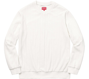 Supreme Ribbed Velour Crewneck