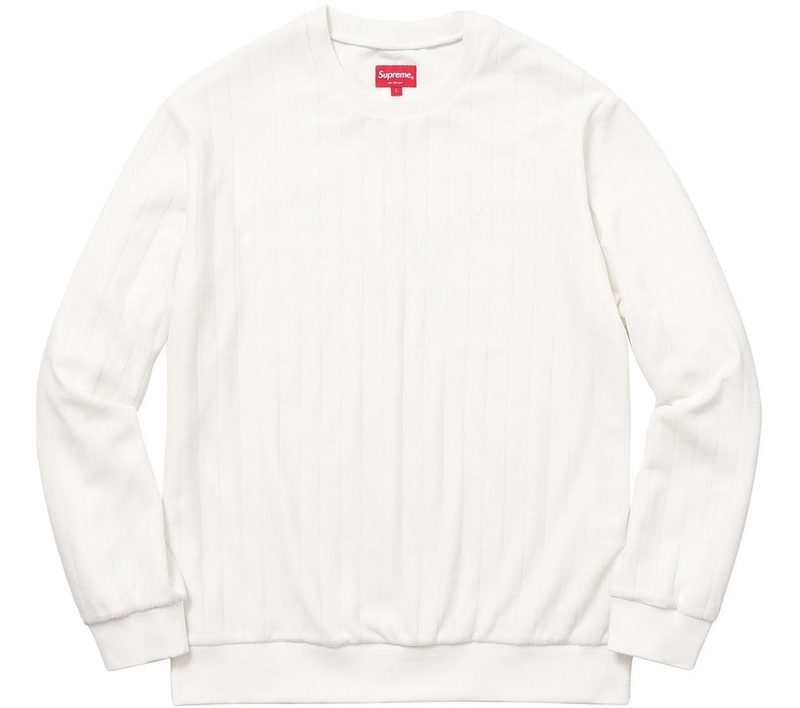 Supreme velour best sale crewneck