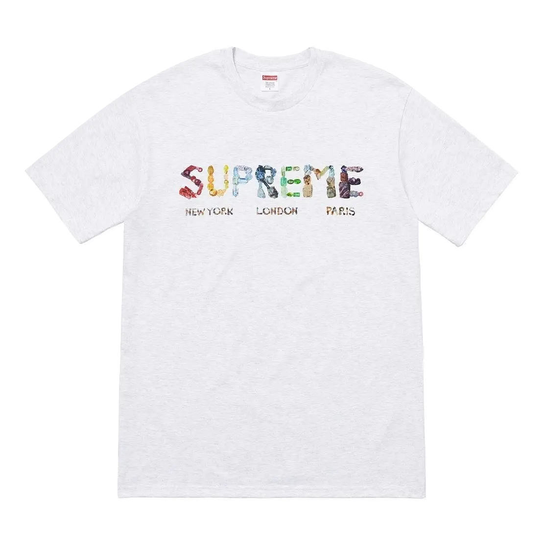 Supreme Crystals Tee - Ash Grey Supreme