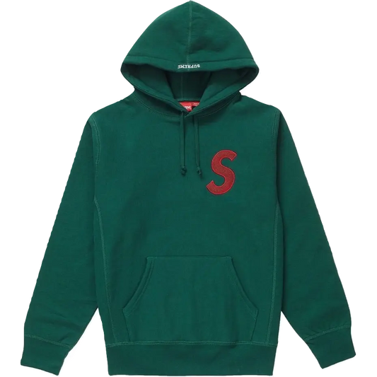 Supreme S Logo Hooded Sweatshirt - Dark Green Supreme