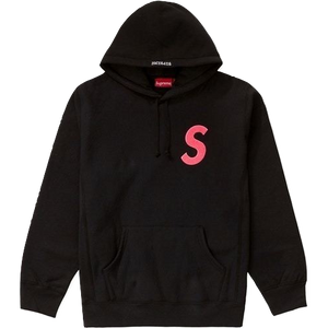 Supreme S Logo Hooded Sweatshirt - Black FW19