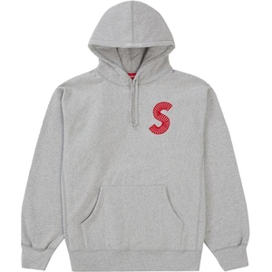 Supreme S Logo Hooded Sweatshirt FW20 - Heather Grey