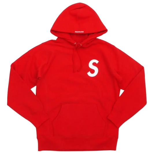 Supreme S Logo Hooded Sweatshirt - Red Supreme