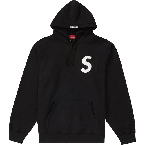 Supreme S Logo Hooded Sweatshirt SS20 - Black Supreme